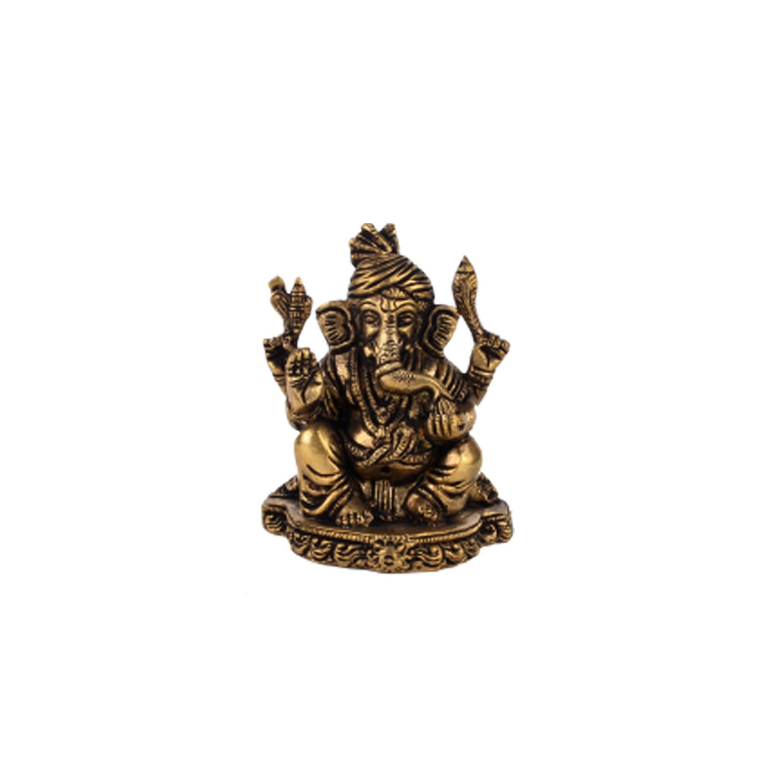 Pagdi Vinayaka Ganesh Idol - Brass