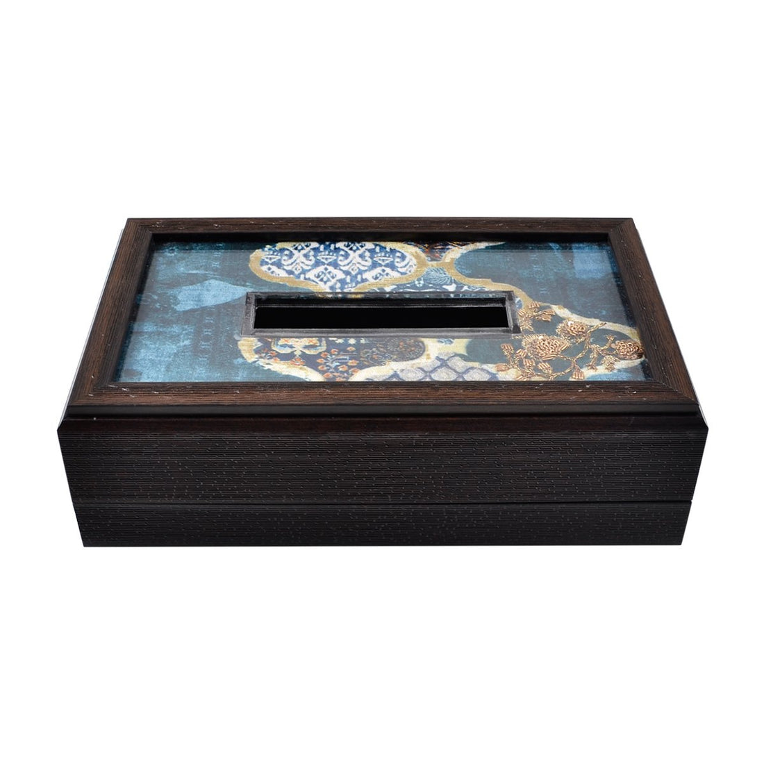 Odyssey Jharokha Tissue Box Cover in Blue