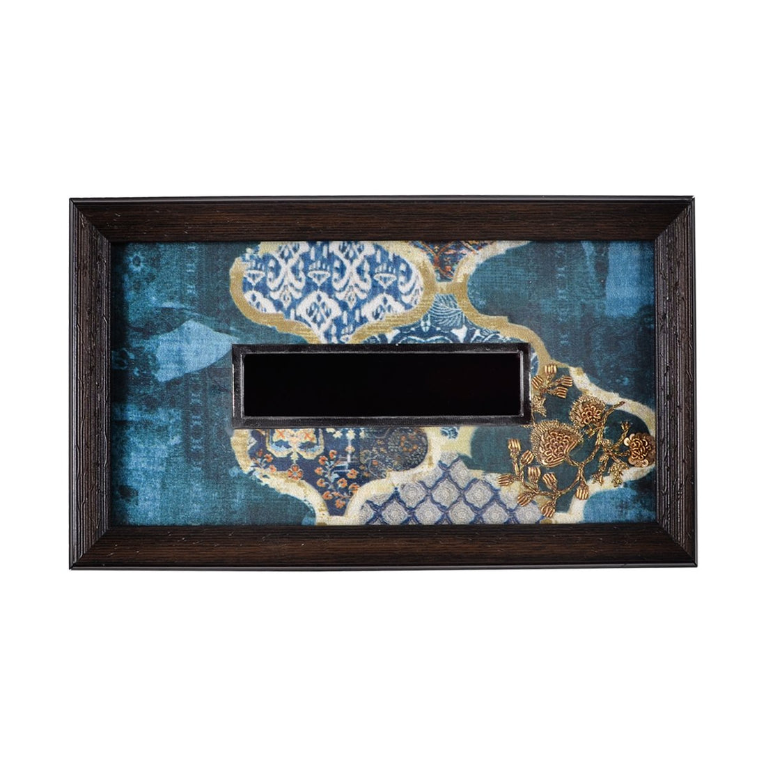 Odyssey Jharokha Tissue Box Cover in Blue