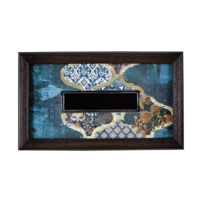 Odyssey Jharokha Tissue Box Cover in Blue