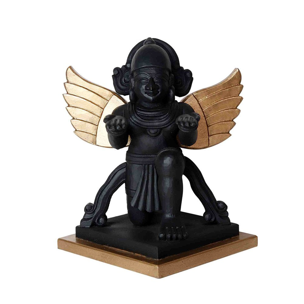 Garuda - Black and Gold in Wood